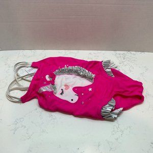 NWT Flapdoodles Kids Pink One Piece swimsuit
